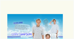Desktop Screenshot of codysimpsonsweden.blogg.se