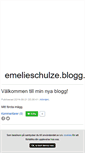 Mobile Screenshot of emelieschulze.blogg.se