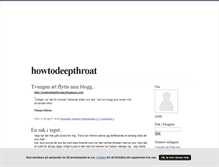 Tablet Screenshot of howtodeepthroat.blogg.se