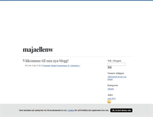 Tablet Screenshot of majaellenw.blogg.se