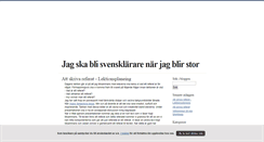 Desktop Screenshot of larare.blogg.se