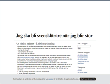 Tablet Screenshot of larare.blogg.se