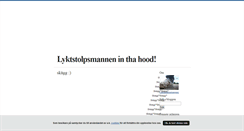 Desktop Screenshot of lyktstolpsmannen.blogg.se