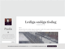 Tablet Screenshot of paolita.blogg.se