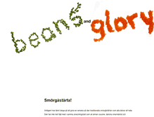 Tablet Screenshot of beansandglory.blogg.se