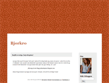 Tablet Screenshot of bjorkro.blogg.se