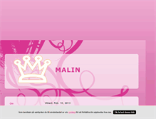 Tablet Screenshot of malin87.blogg.se