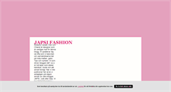 Desktop Screenshot of japsifashion.blogg.se