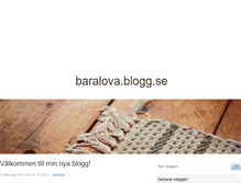 Tablet Screenshot of baralova.blogg.se