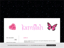 Tablet Screenshot of kamillah.blogg.se