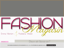 Tablet Screenshot of fashionmagasin.blogg.se