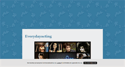 Desktop Screenshot of everydayacting.blogg.se