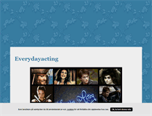 Tablet Screenshot of everydayacting.blogg.se