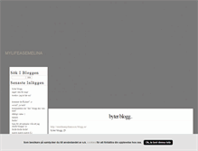 Tablet Screenshot of mylifeasemelina.blogg.se