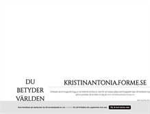 Tablet Screenshot of kristinantonia.blogg.se