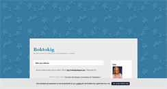 Desktop Screenshot of boktokig.blogg.se