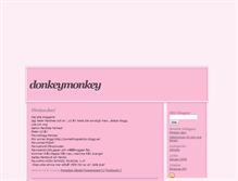 Tablet Screenshot of donkeymonkey.blogg.se