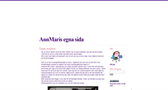 Desktop Screenshot of annmari.blogg.se