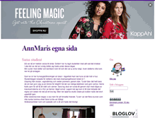 Tablet Screenshot of annmari.blogg.se