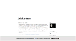 Desktop Screenshot of juliakarlsson.blogg.se