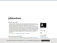 Tablet Screenshot of juliakarlsson.blogg.se