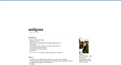 Desktop Screenshot of antiigona.blogg.se