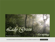 Tablet Screenshot of ladygreen.blogg.se