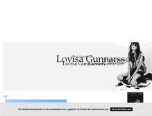 Tablet Screenshot of lovisagunnarsson.blogg.se
