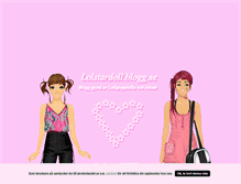 Tablet Screenshot of lolstardoll.blogg.se