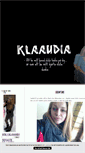 Mobile Screenshot of klaaudia.blogg.se