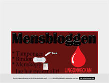 Tablet Screenshot of mensblogg.blogg.se
