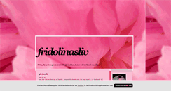 Desktop Screenshot of fridolinasliv.blogg.se