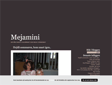 Tablet Screenshot of mejamini.blogg.se