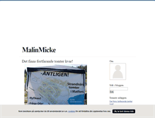 Tablet Screenshot of malinmicke.blogg.se