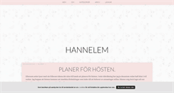 Desktop Screenshot of hannelem.blogg.se