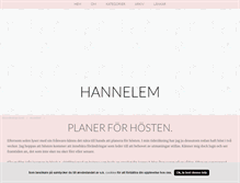 Tablet Screenshot of hannelem.blogg.se