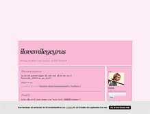 Tablet Screenshot of ilovemileycyrus.blogg.se