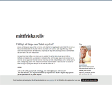 Tablet Screenshot of mittfriskareliv.blogg.se