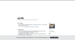 Desktop Screenshot of pirella.blogg.se