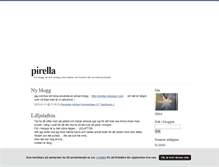 Tablet Screenshot of pirella.blogg.se
