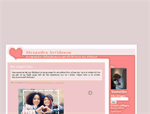 Tablet Screenshot of alexandraarvidsson.blogg.se