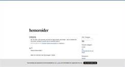 Desktop Screenshot of hemoroider.blogg.se