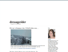 Tablet Screenshot of dressagerider.blogg.se