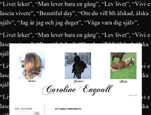 Tablet Screenshot of carolineengvall.blogg.se