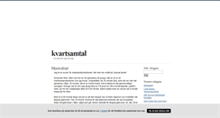 Desktop Screenshot of kvartsamtal.blogg.se