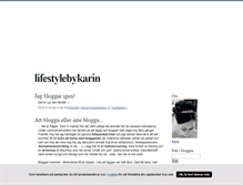 Tablet Screenshot of lifestylebykarin.blogg.se
