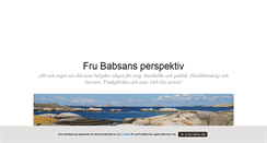 Desktop Screenshot of frubabsan.blogg.se