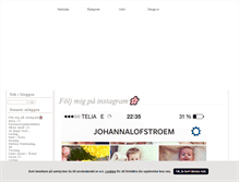 Tablet Screenshot of lofstroem.blogg.se