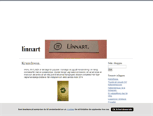 Tablet Screenshot of linnart.blogg.se