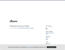 Tablet Screenshot of elkawe.blogg.se